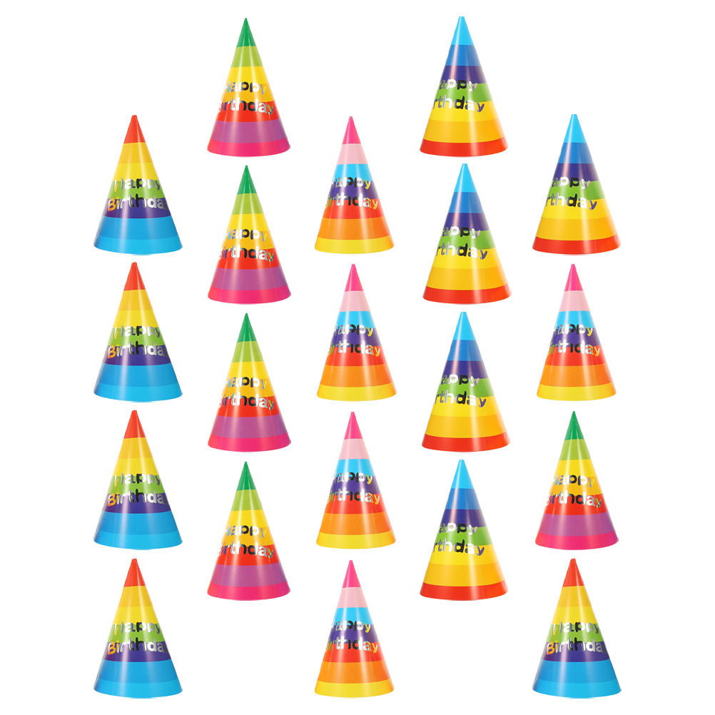 36Pcs Colorful Birthday Party  - огляд і ціна Party Hat Cone