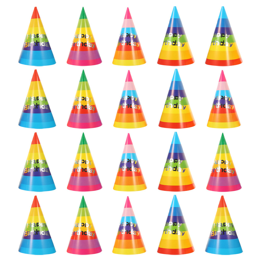 36Pcs Colorful Birthday Party  - огляд і ціна Party Hat Cone