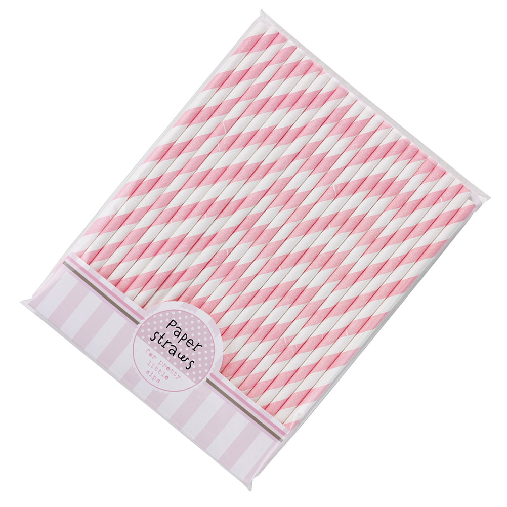 30Pcs Colorful Paper Striped S - огляд і ціна Paper Straw Color