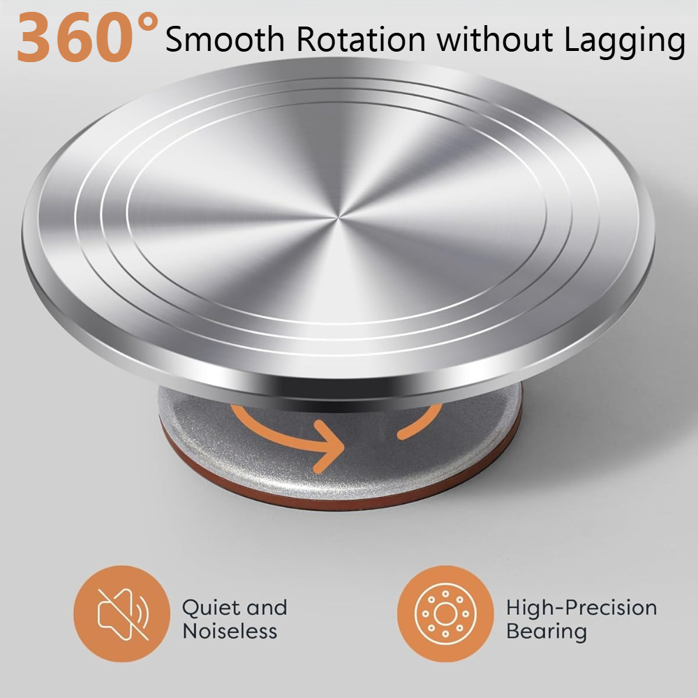 Aluminium Cake Turntable Set w - огляд і ціна Cupcake Stand Tier