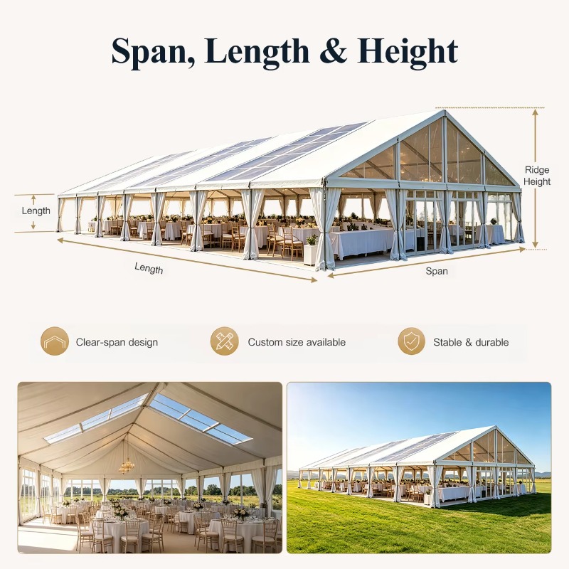 Customizable Outdoor Aluminum  - огляд і ціна Event & Party Supply Photos