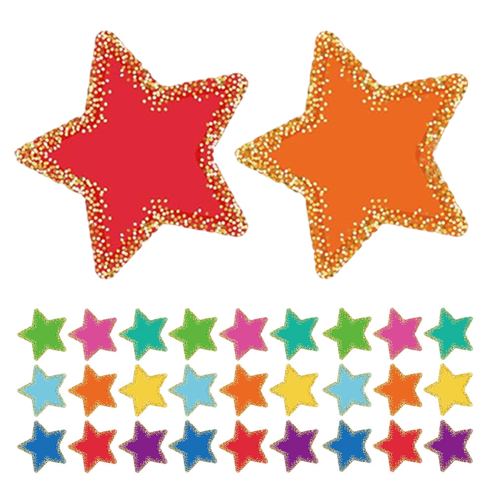 1Set Colorful Star Paper Cutou - огляд і ціна Papercraft Supply Confetti