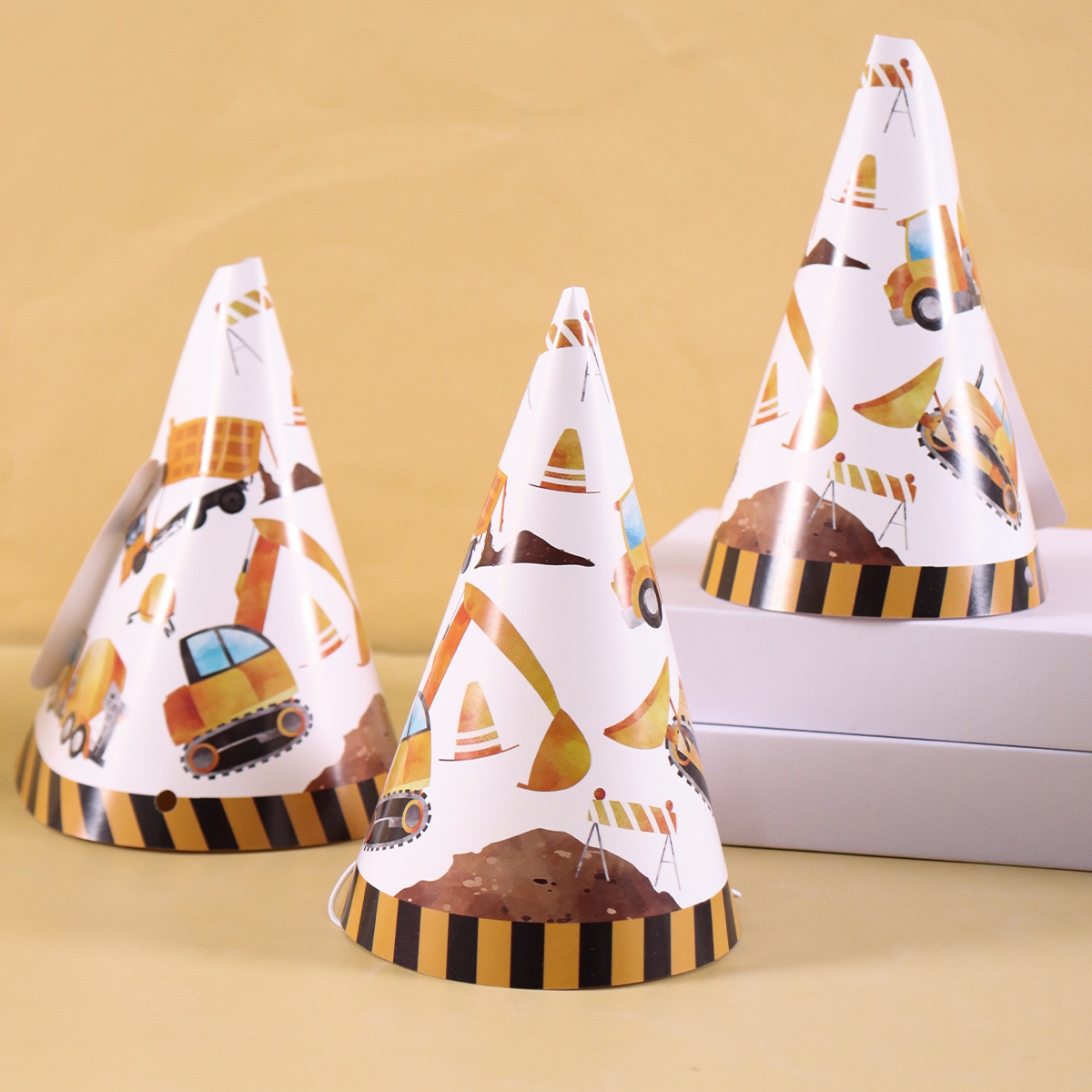 6pcs Construction Truck Birthd - огляд і ціна Party Hat Cone
