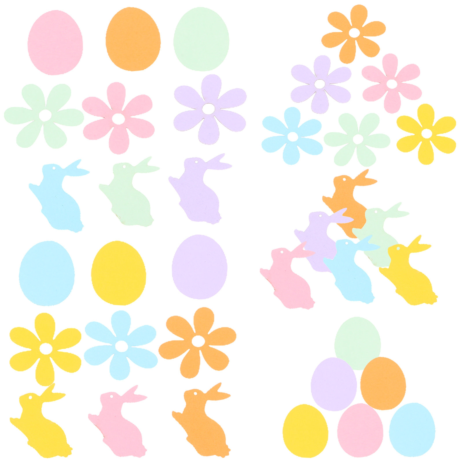 100Pcs Bunny Easter Confetti D - огляд і ціна Papercraft Supply Confetti