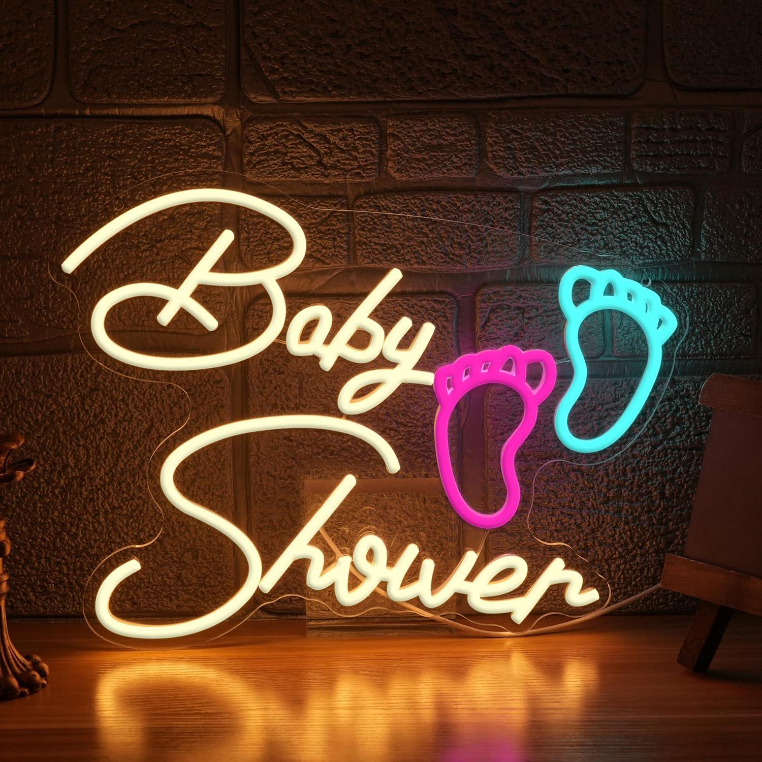 Baby Shower Neon Sign Oh Baby  - огляд і ціна Neon Sign Party