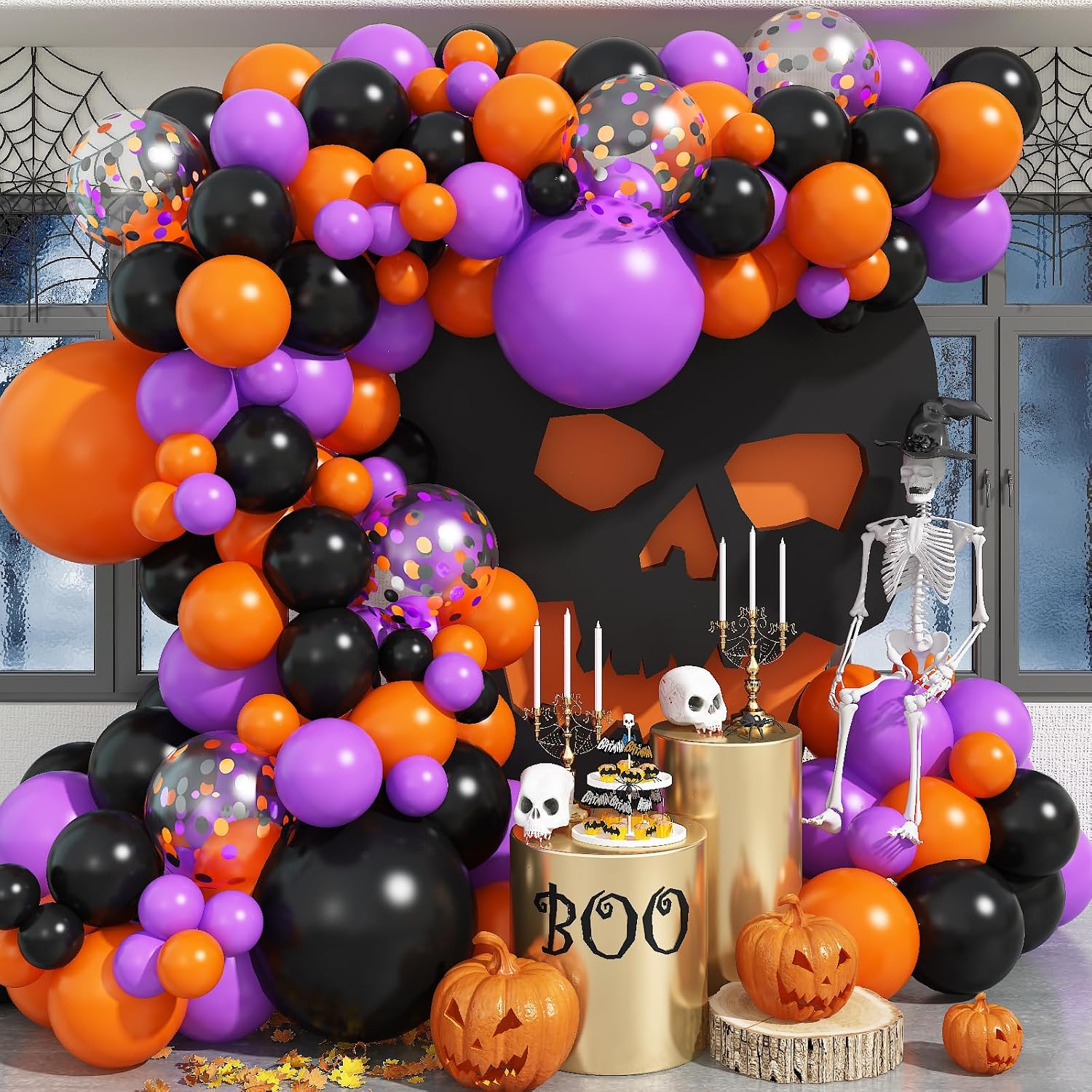 Jobkoo Halloween Balloon Arch  - огляд і ціна Balloon Arch Kit