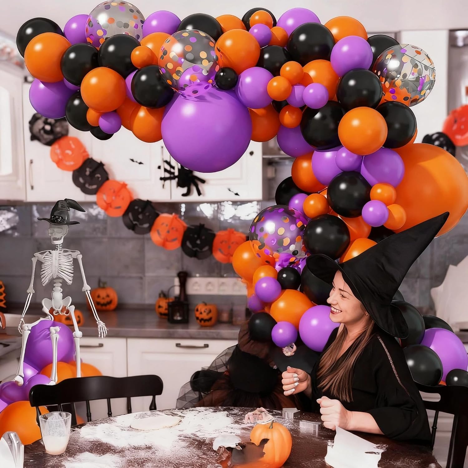 Jobkoo Halloween Balloon Arch  - огляд і ціна Balloon Arch Kit