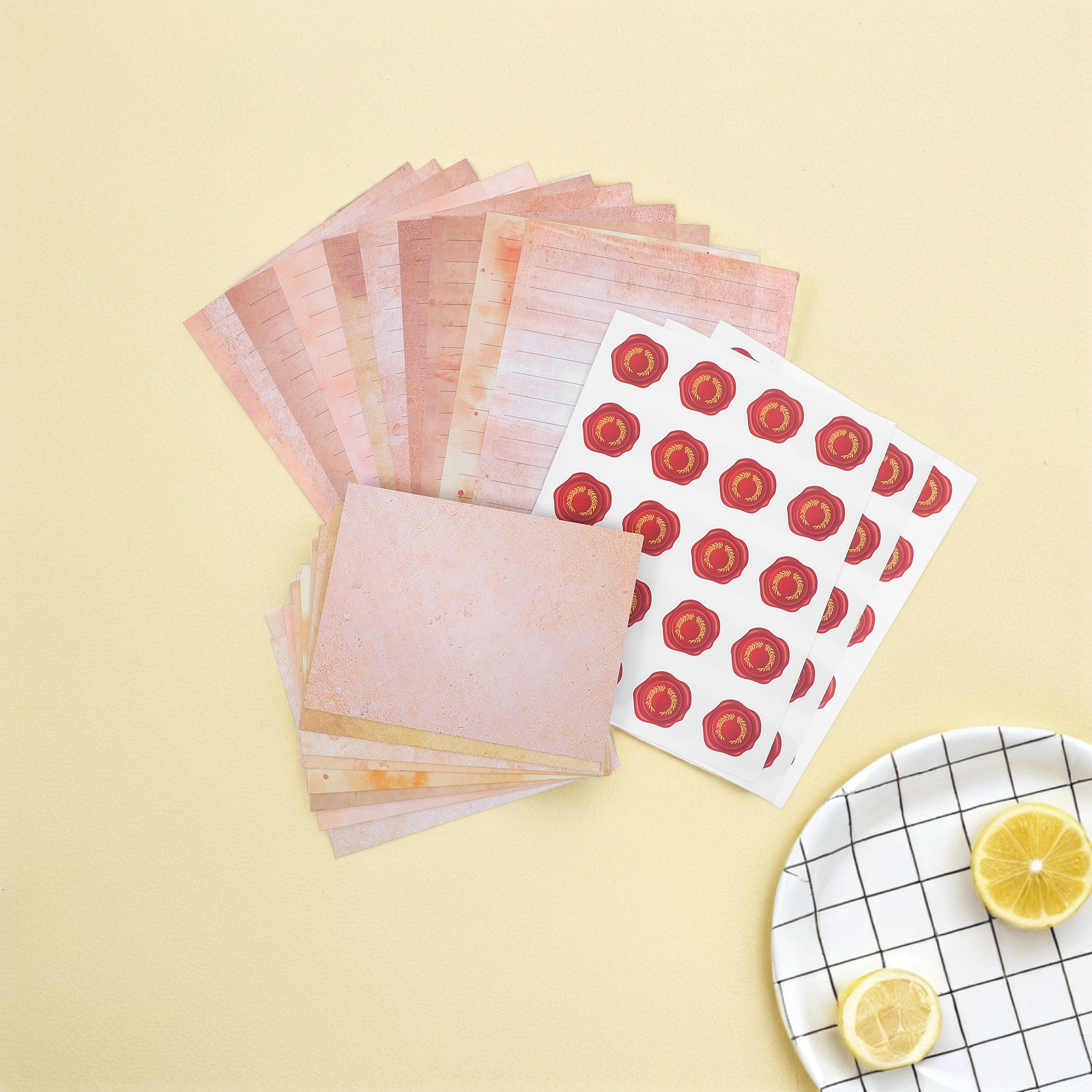 1Set Vintage Letter Stationery - огляд і ціна Papercraft Supply Invitation