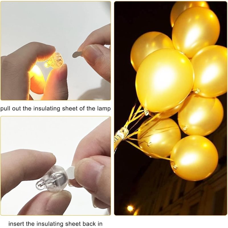 ABLN-Balloon Lights Pack Of 10 - огляд і ціна Led Balloon Light