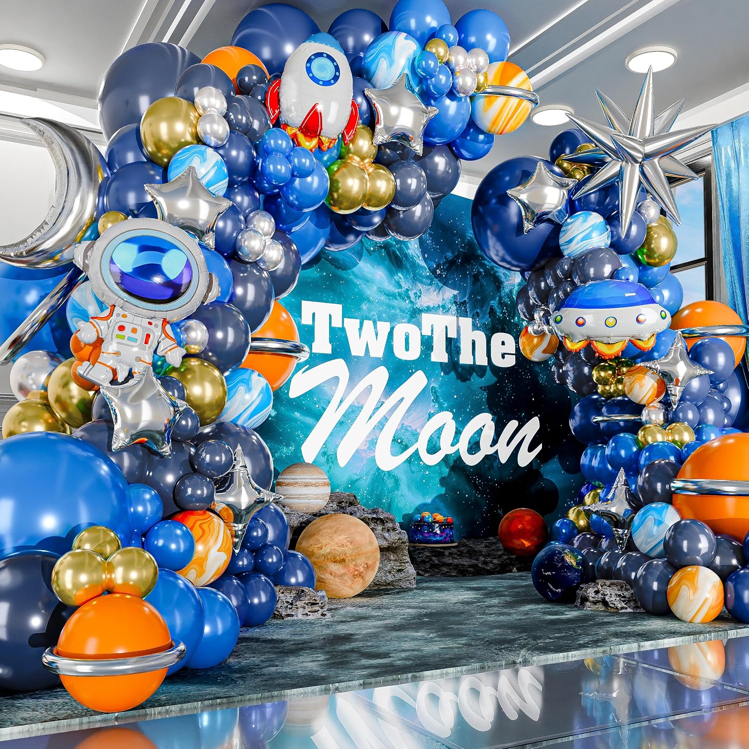 The Outer Space To The Moon Bl - огляд і ціна Balloon Arch Kit