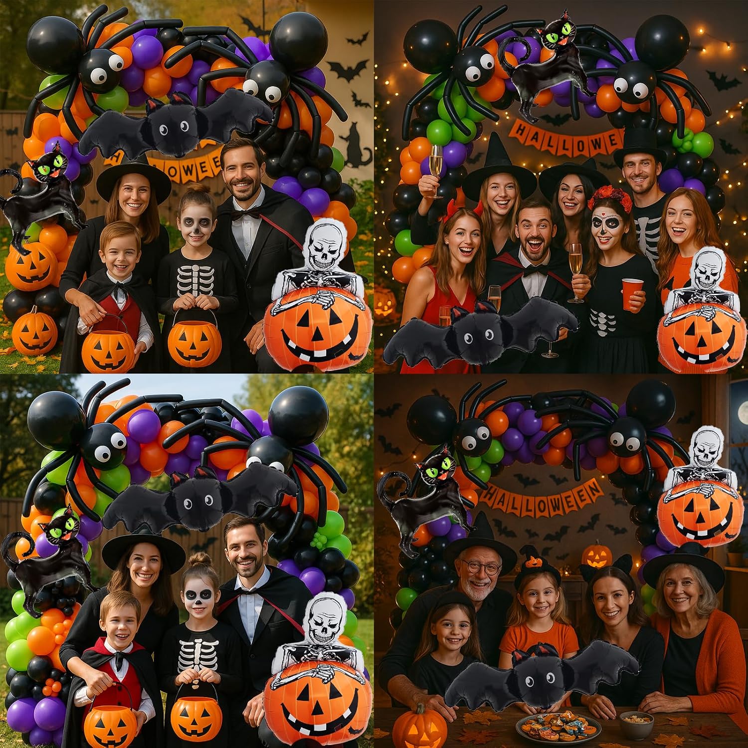 173pcs Halloween Balloon Garla - огляд і ціна Balloon Arch Kit
