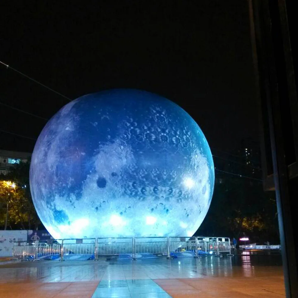 Giant Inflatable Blue Moon Bal - огляд і ціна Led Balloon Light