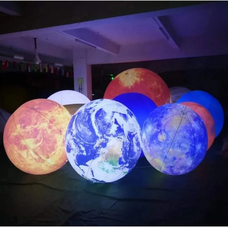 Giant Inflatable Blue Moon Bal - огляд і ціна Led Balloon Light