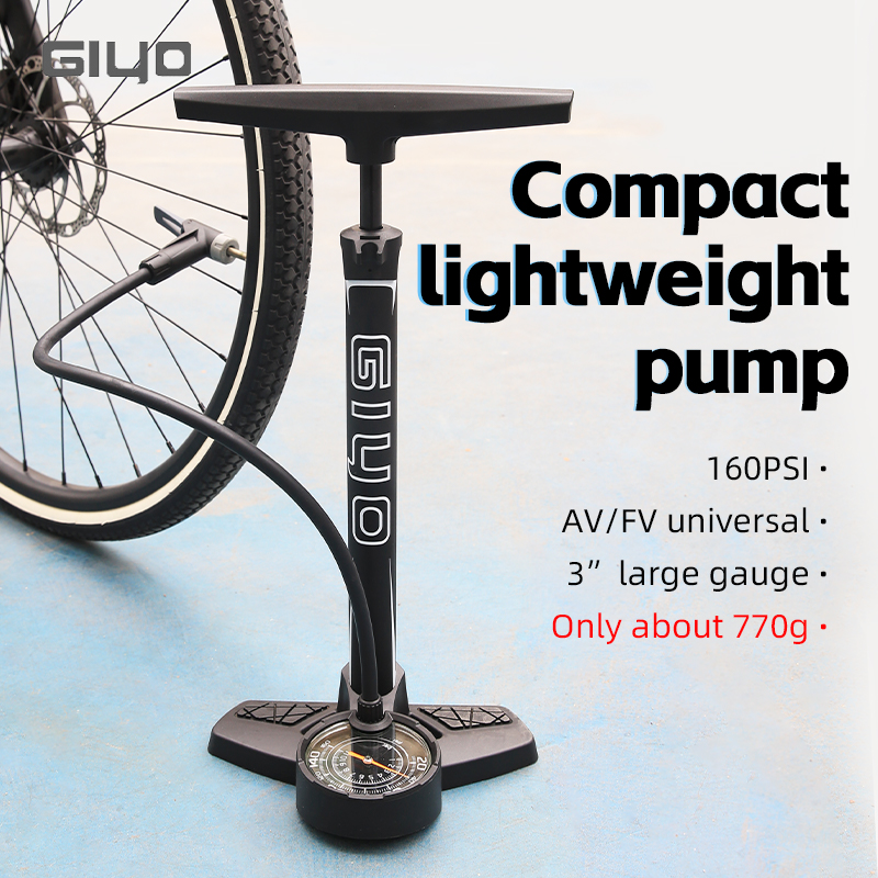 GIYO 160PSI Bicycle Floor Pump - огляд і ціна Balloon Pump Hand