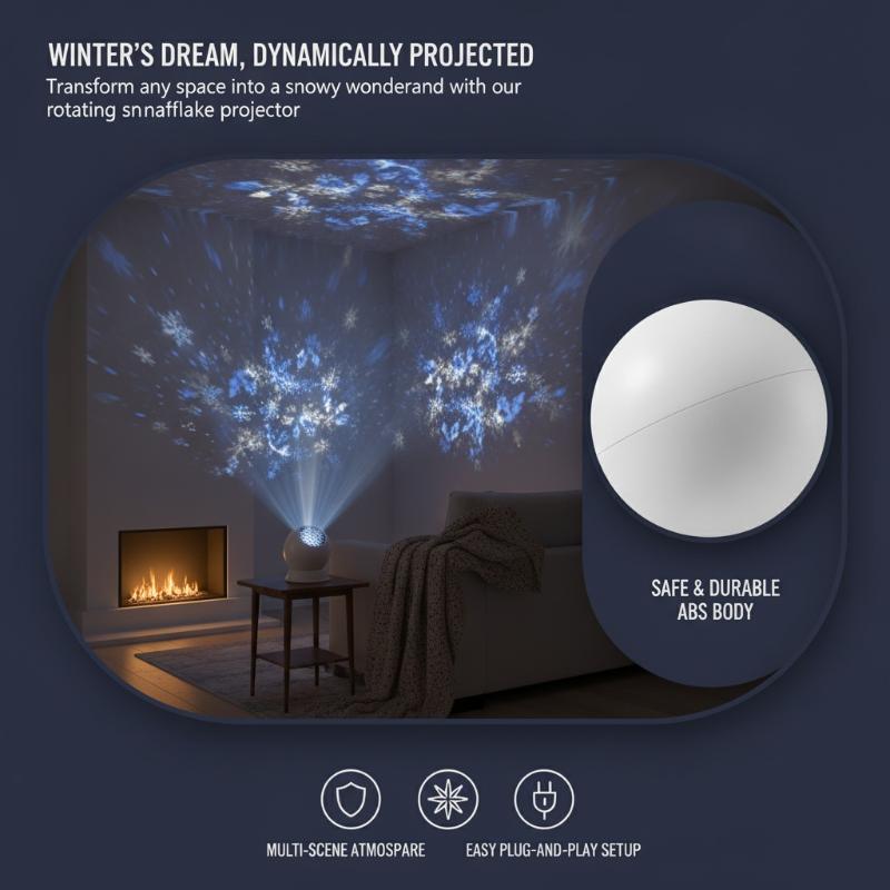 Christmas Snowflake LED Projec - огляд і ціна Event & Party Supply Photos